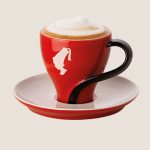 Crvena srednja  šalica "Julius Meinl" za Espresso Lungo 100 ml - fotografija proizvoda