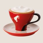Crvena velika šalica "Julius Meinl" za Cappuccino 150 ml - fotografija proizvoda